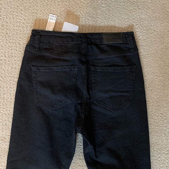 NWT Stradivarius Black Flare Jeans - Picture 5 of 12